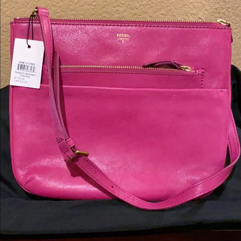 New with tags fossil crossbody purse